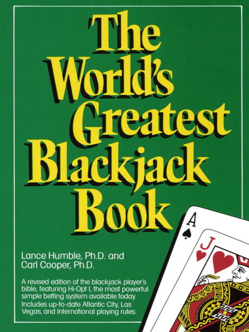 Cover image for The World's Greatest Blackjack Book